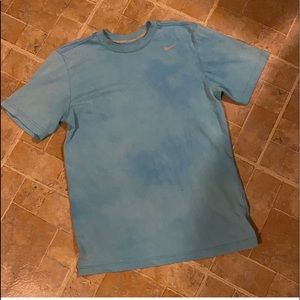 Nike mens blue tie-dye T-shirt size small!